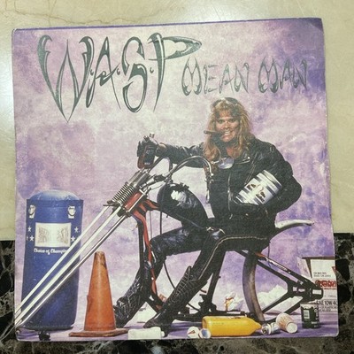 W.A.S.P. - Mean Man - 7  Single 1989 UK Capitol Records 