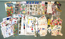 Scrapbooking Sticker Lot Stickers Mixed Lot o...