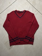 Vintage Y2K Cable Knit Ralph Lauren Chaps Sweater Size L