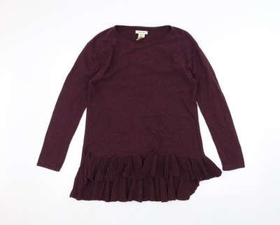 Basic-T-Shirt Damen UK Größe M Max Studio Rot