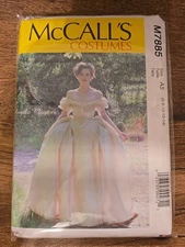 "Misses' Costume" ©2018 McCall's Costumes Dress Sewing Pattern M7885 6-14 NEW
