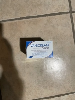 Vanicream Z-Bar Pyrithion Zinc 2% Medicated Cleansing Bar 3.53oz