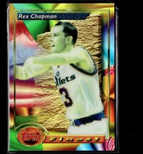 1993 TOPPS FINEST REFRACTOR #158 REX CHAPMAN BULLETS