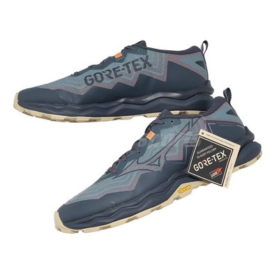 Mizuno Wave Daichi 9 GTX Gore-Tex Green Brown Men Trail Running