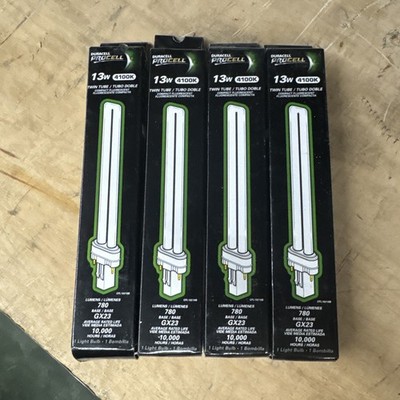 Duracell Procell 13w 4100k Twin Tube (lot Of 4)