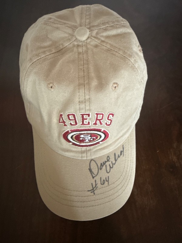 Autographed San Francisco 49ers Dave Wilcox hat.