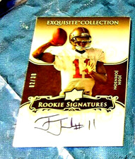 2008  upper deck EXQUISITE auto  silver josh johnson #2/25 RC JOSH JOHNSON