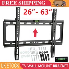 TV Wall Bracket Mount Slim LCD LED Plasma For 26 32 37 40 42 47 50 55 63 inch UK