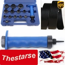 14pcs Hollow Punch Set Belt Leather Hole Maker Gasket Plastic Cutting Kit Tool