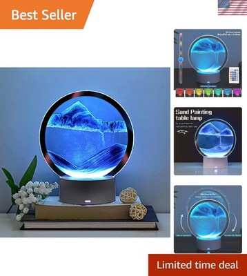 Unique Sand Art Kinetic Frame   Relaxing Desktop Decoration, All-Season Visuals