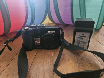 Nikon COOLPIX P6000 13.5MP Digital Camera - Black - Tested & Working - Bundle