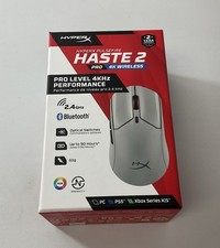 HyperX Pulsefire Haste 2 Pro 4K Wireless Mouse - Gray - New In Sealed Box