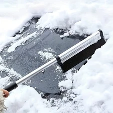 Extendable Car Snow Brush & Ice Scraper - Winter Auto Snow Removal Tool