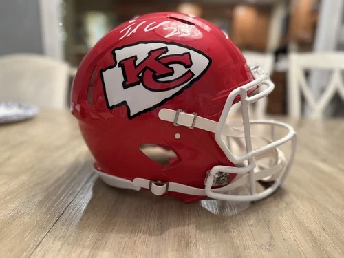 Kansas City Chiefs Jamaal Charles Autographed Authentic Full Size Helmet Beckett