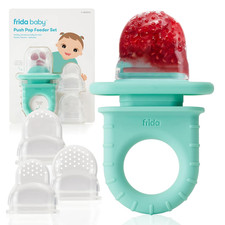 Push Pop Silicone Feeder, Baby Fruit Food Feeder to Safely Introduce New Foods,