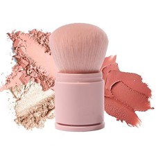 Retractable Makeup Brush, Kabuki Powder brush, Premium Retractable Kabuki Bru...
