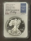 2017-S $1 SILVER AMERICAN EAGLE Limited Edition Set NGC PF70 signed MOY : 09386