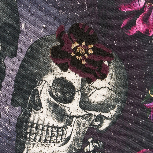 Halloween Skeleton Couple throw pillow, 12 x 12, Primitives by Kathy, NWT - Bild 5 von 5