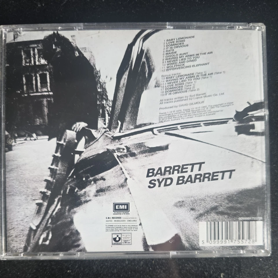 Barrett by Richard Wright David Gilmour Syd Barrett (CD, 1970) - image 2 of 4
