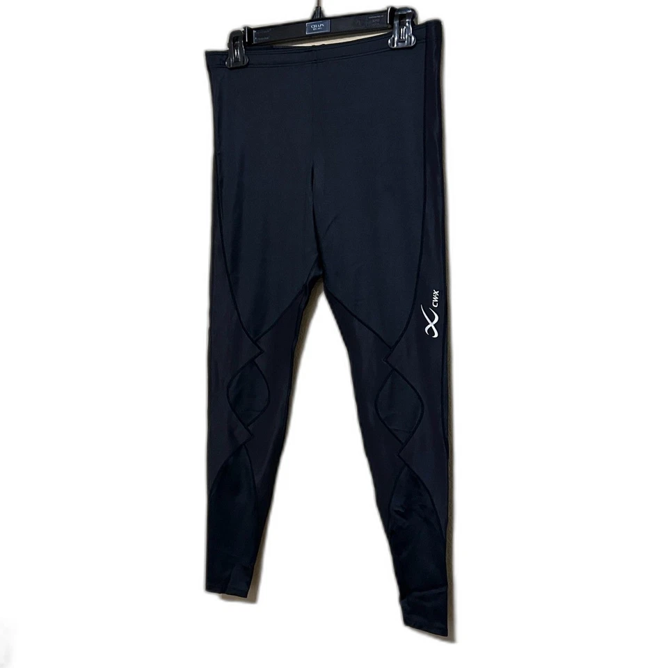 CW-X Compression Tight Mens Large Black Style 220809 Joint Support Running - Image 2 of 4