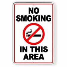 No Smoking In This Area Sign / Decal / Premises Ns022 Do Not Smoke / Magnetic