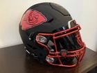 Patrick Mahomes KC Chiefs Signed Speed Flex Matte Black FS Helmet Visor Auto BAS