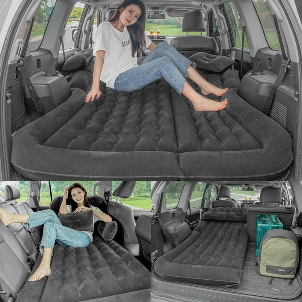 Car SUV Air Bed Sleep Travel Camping Mattress Seat Cushion Mat