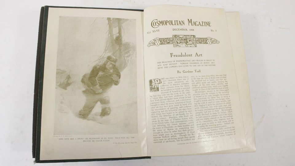 Bound Magazine: Cosmopolitan: December 1908 to May 1909 - Image 2 of 4