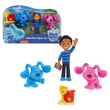 NEW Nickelodeon Blue's Clues & You Collectible 4pc Action Figure  / Cake Top Set