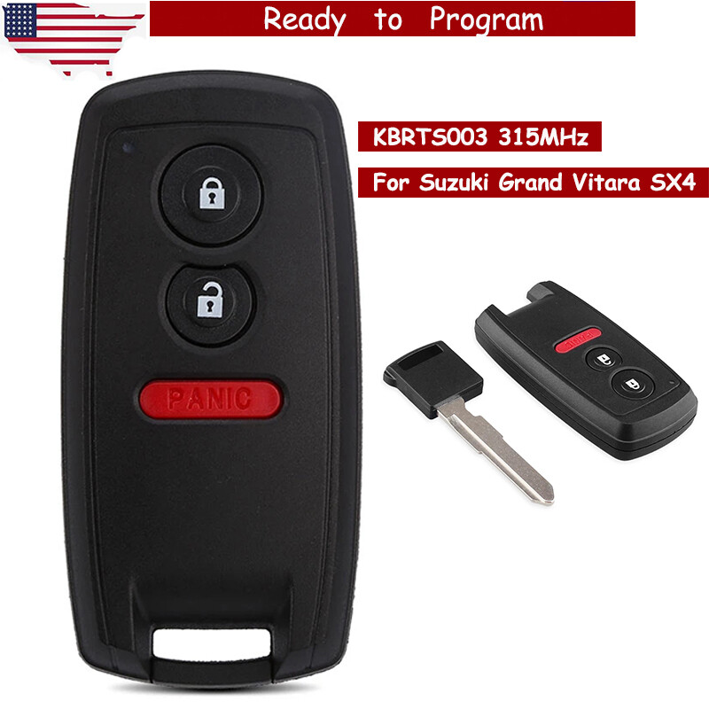 New OEM Suzuki Smart Key Fob - Fits Grand Vitara & SX4 (Part # KBRTS003 / 37172-64J00)