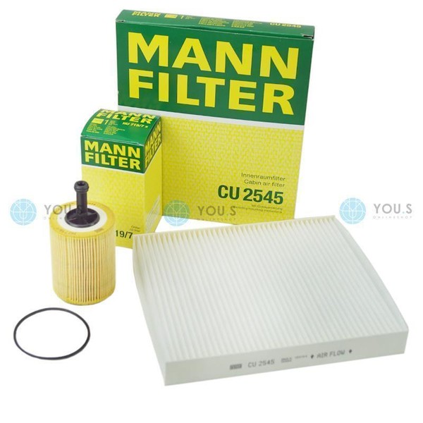 Mann Filter SET Filterset ÖL- + Innenraumfilter FüR Skoda Roomster 1.4 / 1.9 TDI-image