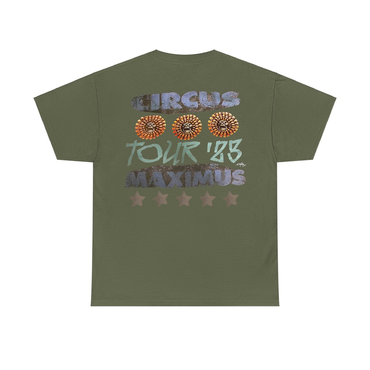 Travis Circus Utopia Maximus Tour Merch Scott LA Exclusive T-shirt