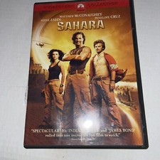 Sahara DVD, 2005, Widescreen Matthew Mcconaughey Steve Zahn Penelope Cruz PG13