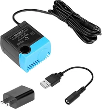 SP-400LV Cat Water Fountain Pump, Cat Fountain USB Replacement Pump with Adapter