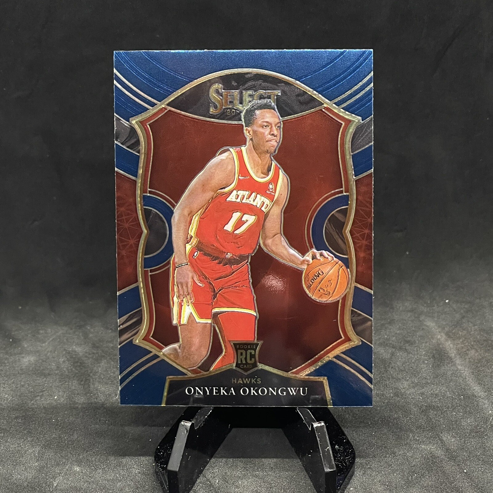 2020-21 Panini Select Onyeka Okongwu Concourse Base RC Atlanta Hawks