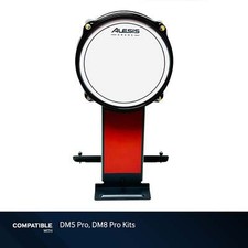 Alesis Red 8" Mesh Bass Kick Drum Pad for DM5 Pro, DM8 Pro Electronic Kits