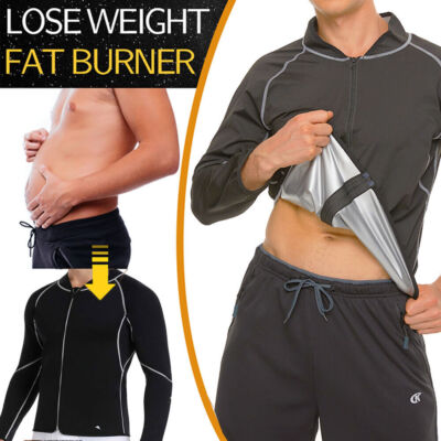 Sauna Jacket Body Building Jackets Hot Sweat Fitness Slimming Workout Tops