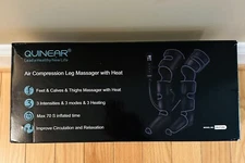 QUINEAR QN-072BU Air Compression Feet, Leg & Thigh Massager With Heat-New