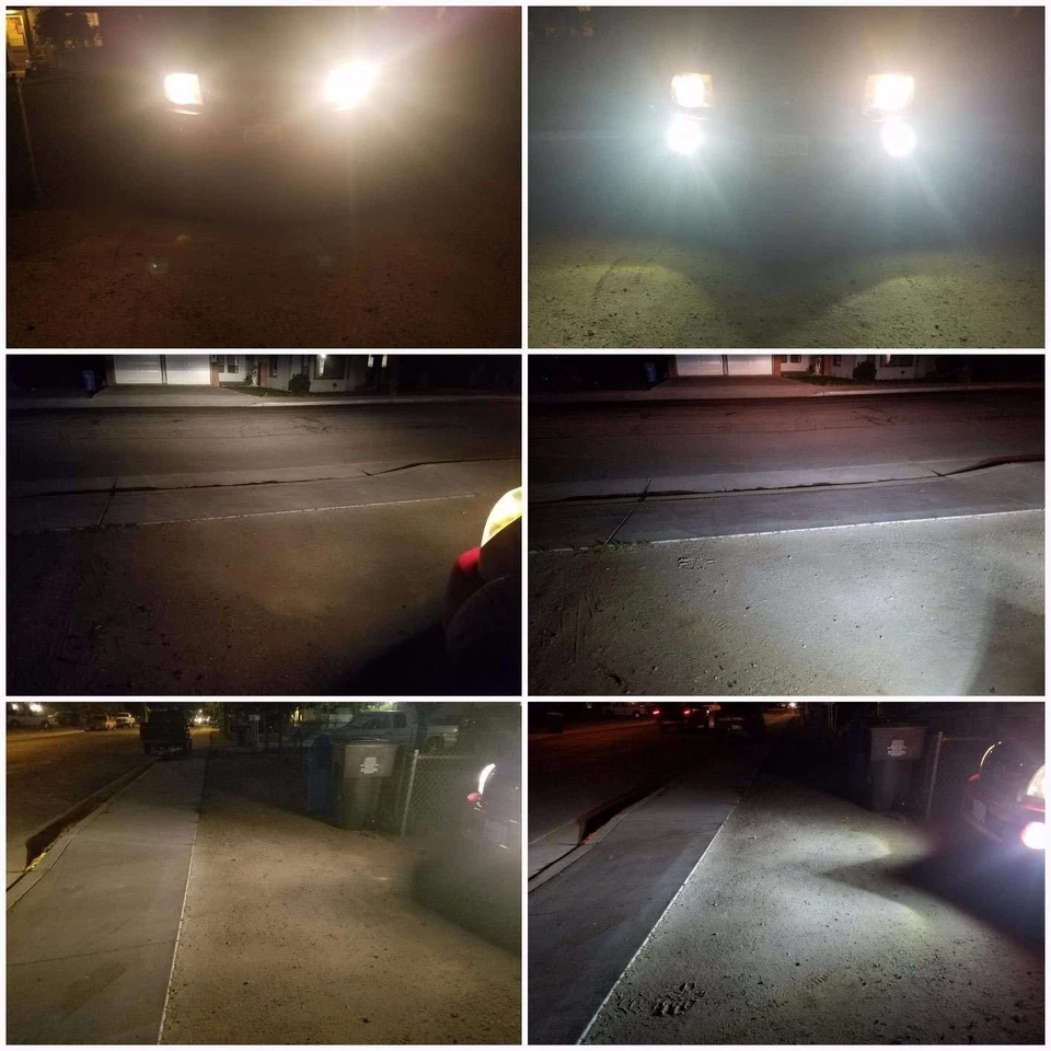 Alla Lighting LED H8 Driving Fog Light Bulb Lamp 6000K Bright White Replacement - Image 4 of 4