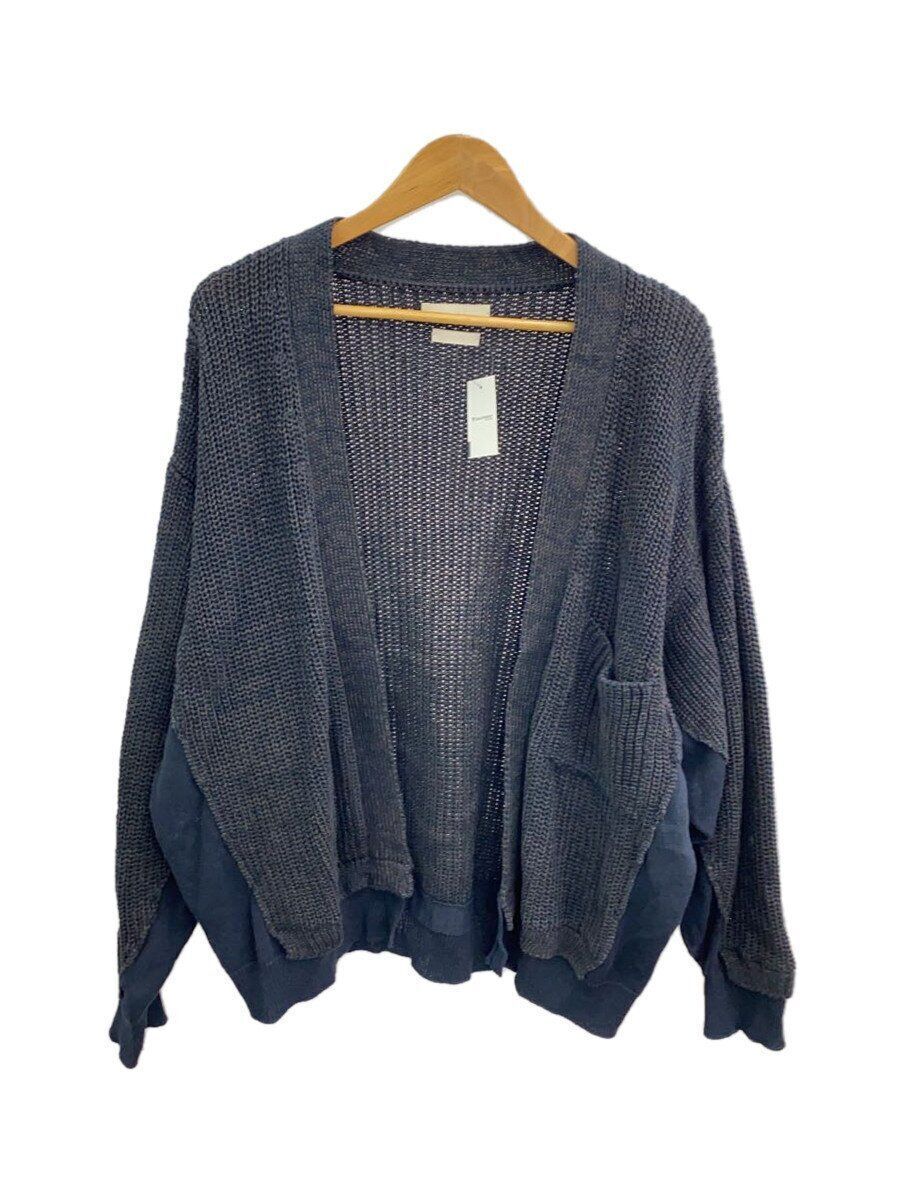 YOKE YK21SS022 5G CONNECTING RIB CARDIGAN 3 COTTON BLACK YOKE YK21SS022 5G CONNECTING RIB CARDIGAN 3 COTTON BLACK
