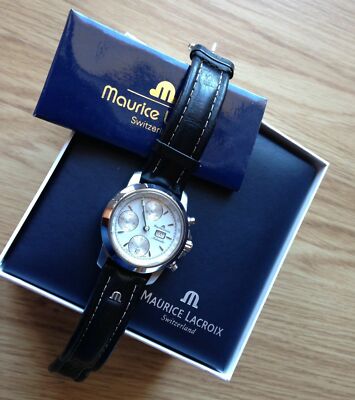 MAURICE LACROIX CHRONEO AUTOMATIC 39721 WATCH, NEW, GENTS, ST-ST, DATE-DAY, BOX