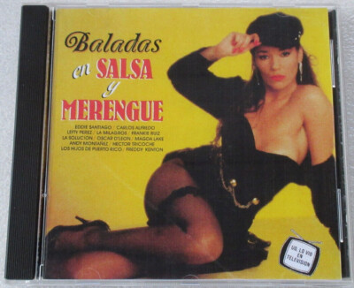 BALADAS EN SALSA Y MERENGUE V.A CD 1991 TH RODVEN GLOBO LATIN RARE OOP