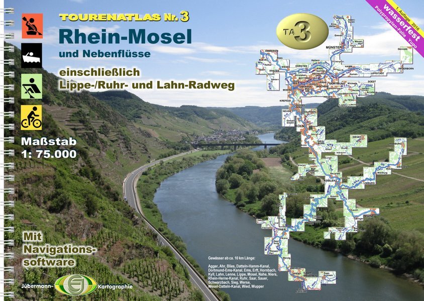 Thumbnail - Tourenatlas Wasserwandern 03. Rhein-mosel | Deutsch