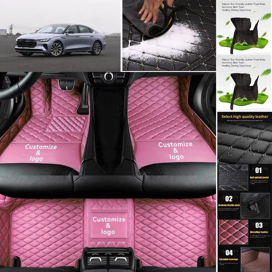 For Lincoln Zephyr Car Floor Mats Custom Waterproof Luxury Carpets Auto Liner Foto 4 de 4