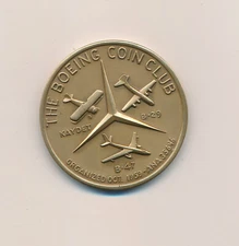 1959 Bronze Medallion, The Boeing Club, MS 65