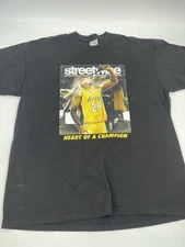 Vintage Streetwise Shirt Mens XXL Black Kobe Heart Of A Champion Lakers USA