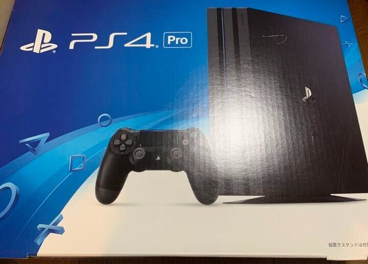 SONY PS4 PlayStation 4 Pro Jet Black 1TB CUH-7000 BB01 Console