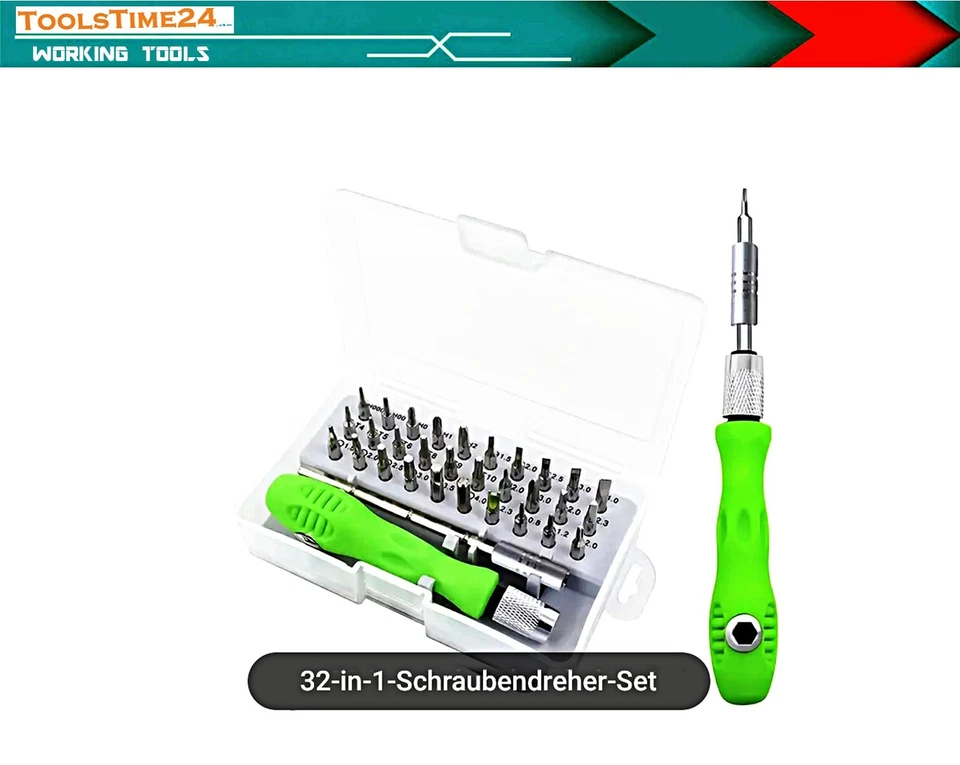 32-tlg. WERKZEUG-SET PRO ZUR SMARTPHONE REPARATUR SAMSUNG HANDY SCHRAUBENDREHER - Bild 1 von 4