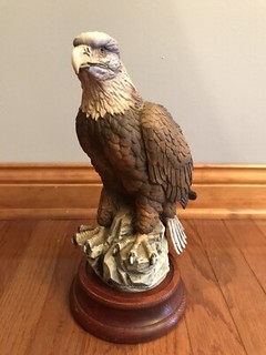 Vintage Bald Eagle by Andrea 12” w/base …..Very Nice Used Condition