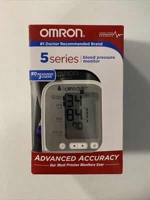 Omron 5 Series Blood Pressure Monitor HEM-7131-Z Tested Working